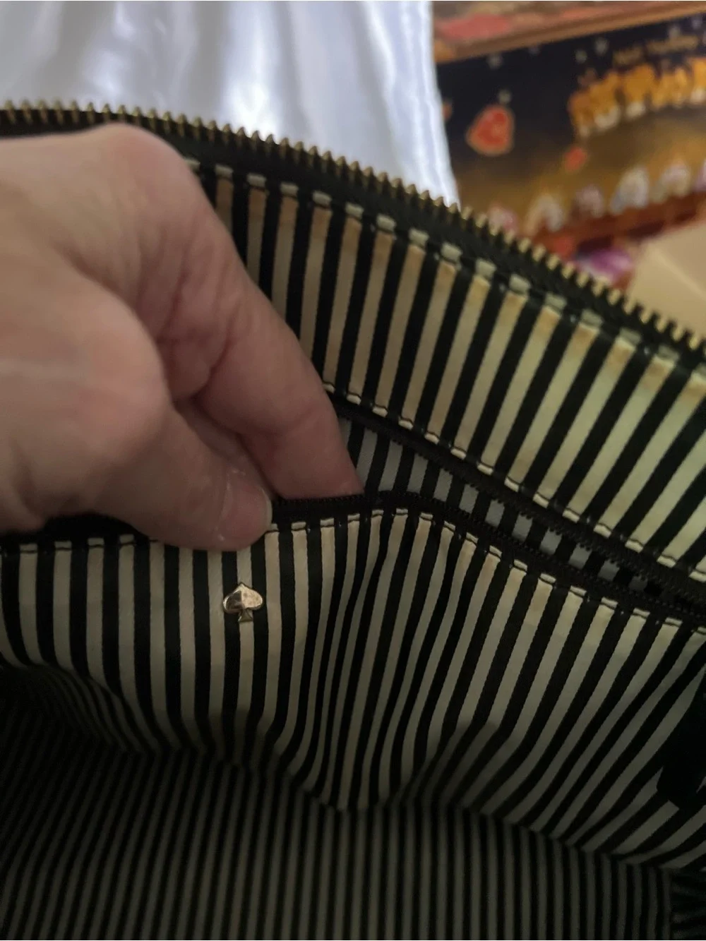 kate spade Black Saffiano Leather Tote